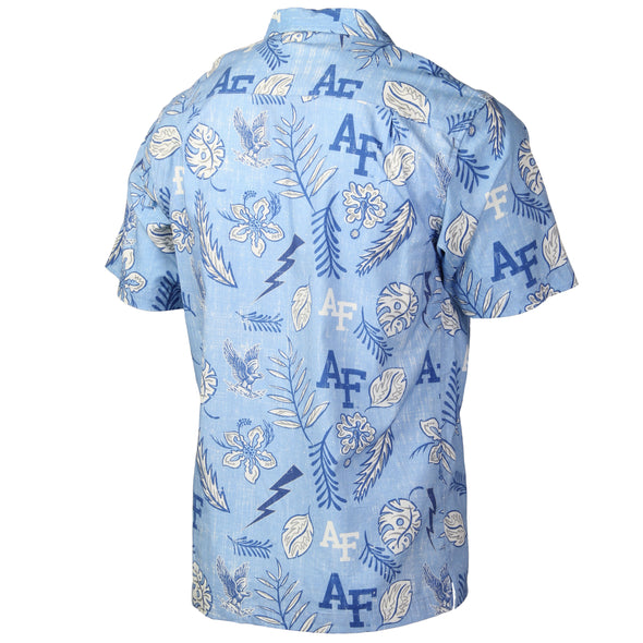 Wes & Willy Air Force Falcons Men's Vintage Floral Shirt