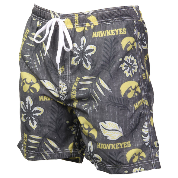 Wes & Willy Iowa Hawkeyes Men's Vintage Swim Trunk