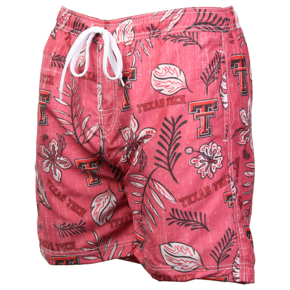 Wes & Willy Texas Tech Red Raiders Men's Vintage Swim Trunks