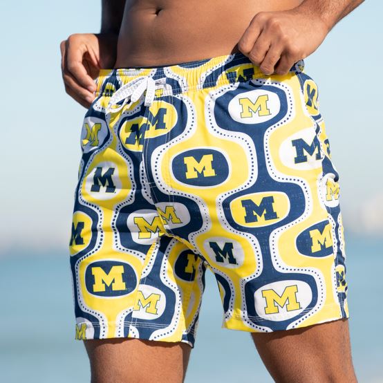 Wes and Willy Men's Michigan Wolverines Tech Trunk