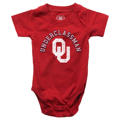 Wes & Willy Oklahoma Sooners Infant's SS Bodysuit