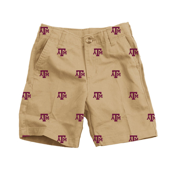 Wes & Willy Texas A&M Aggies Embroidered Twill Short