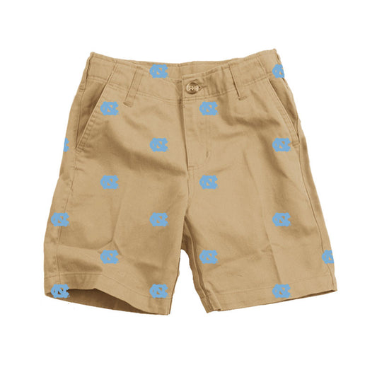 North Carolina Tar Heels Youth Boys Embroidered Twill Short