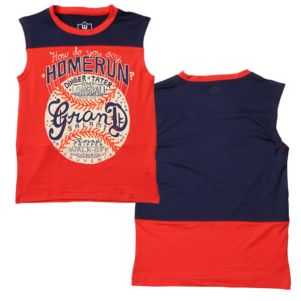 Wes & Willy Boy's Homerun Performance Muscle Tee