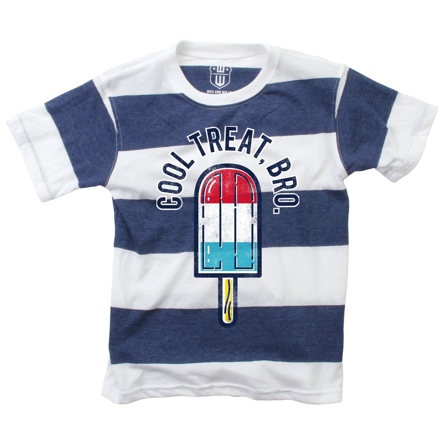 Wes & Willy Cool Treat Sriped S/S Tee