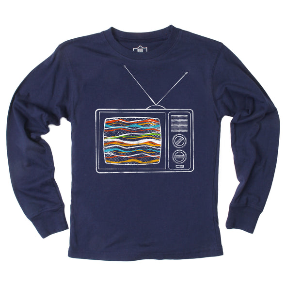 Wes and Willy Vintage TV Long Sleeve Tee