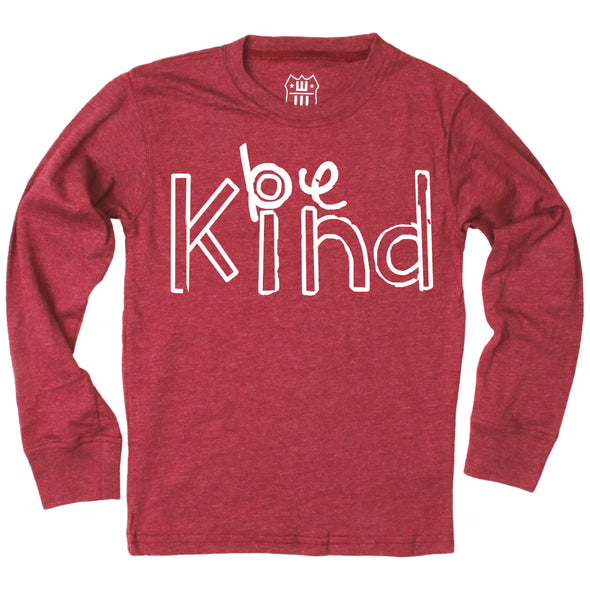 Wes and Willy Be Kind LS Tee