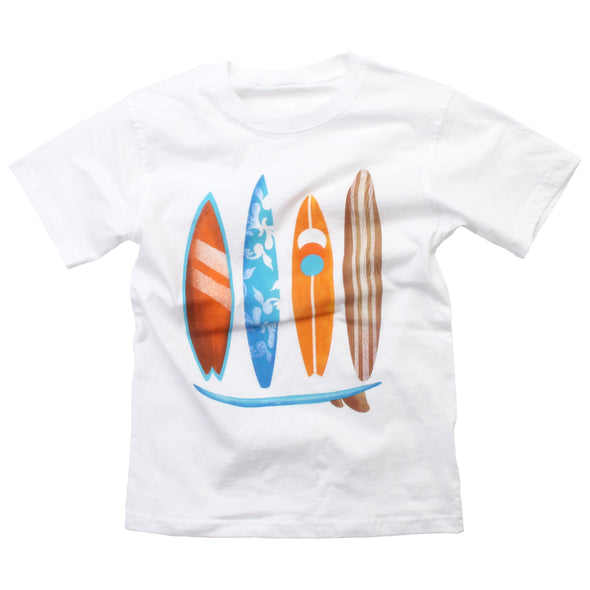Wes and Willy Boy's Classic Surf Board Tee