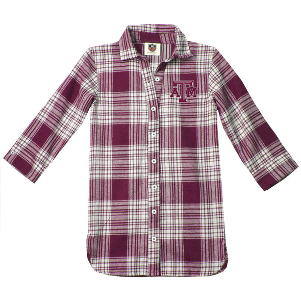 Wes & Willy Texas A&M Aggies Girl's Plaid Dress