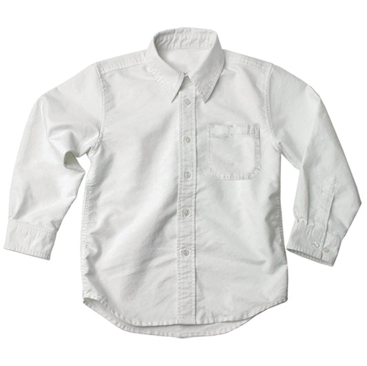 Jack Thomas L/S White Oxford Dress Shirt