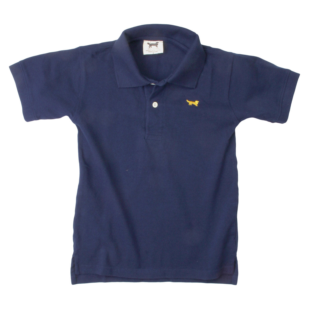 Wes & Willy Classic Short Sleeve Pique Polo/Navy