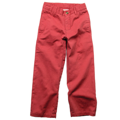 Wes & Willy JT Twill Pant/Red