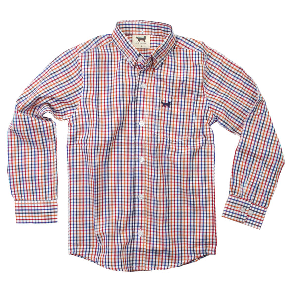Jack Thomas L/S Buttoned Down Shirt/Red