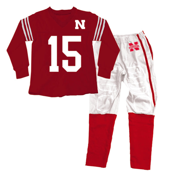 Wes & Willy Nebraska Huskers Football Pajama
